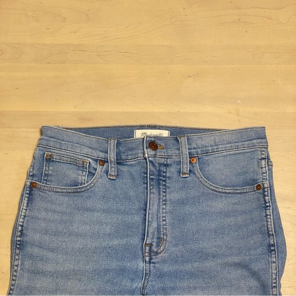 Women’s Madewell 10" High-Rise Skinny Jeans in Ainsworth Wash: Raw-Hem - Size 28 - Picture 5 of 10